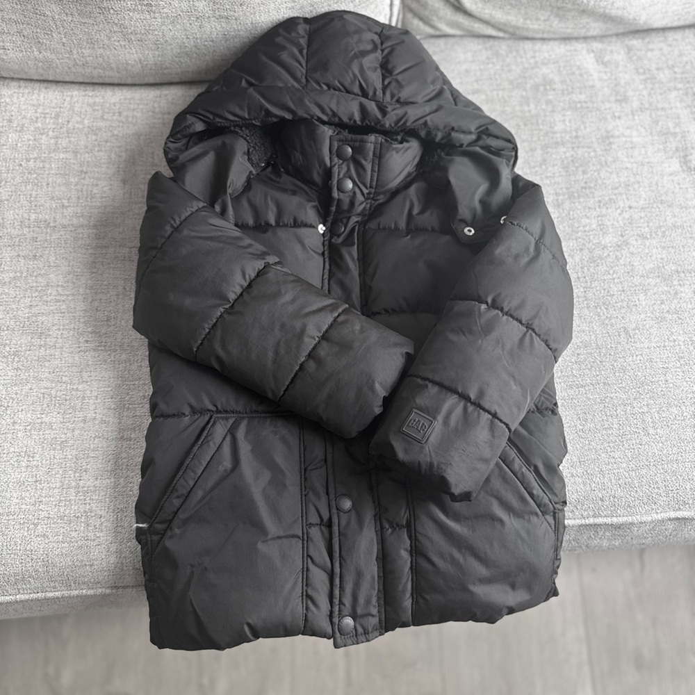 GAP Black Kids Puffer Jacket
